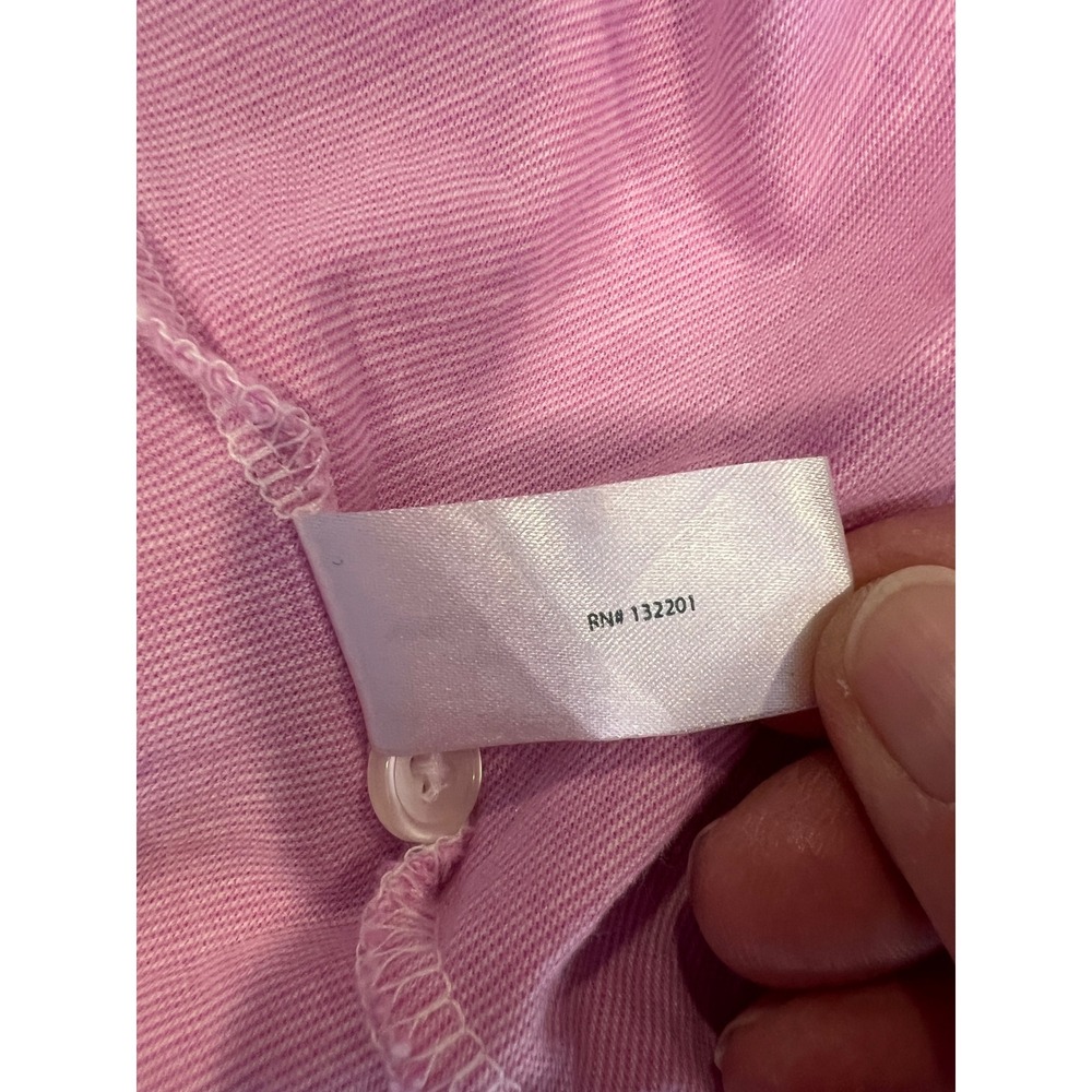 Criquet Mens XXL Pink Organic Cotton‎ Short Sleeve Polo Shirt Austin Texas - Picture 5 of 5